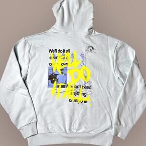 NWT Students Golf We Do It All Men's XL Blue Pullover Hoodie